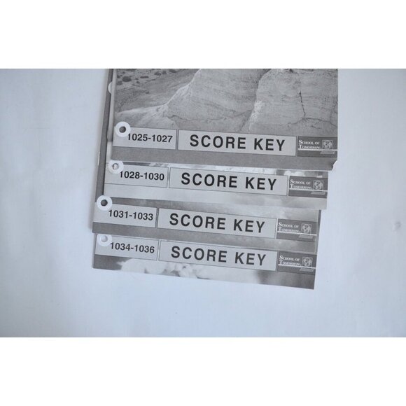 A.C.E. Pace Bible Reading Score Keys 1025-1036 - Picture 2 of 2